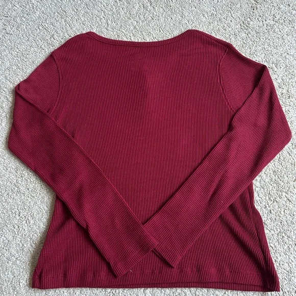 Umbro Maroon Ribbed Shirt - Picture 4 of 4
